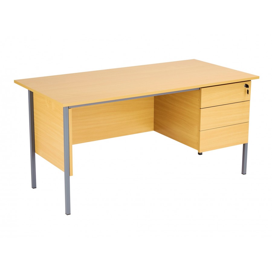 Eco 18 Desk with Fixed Pedestal